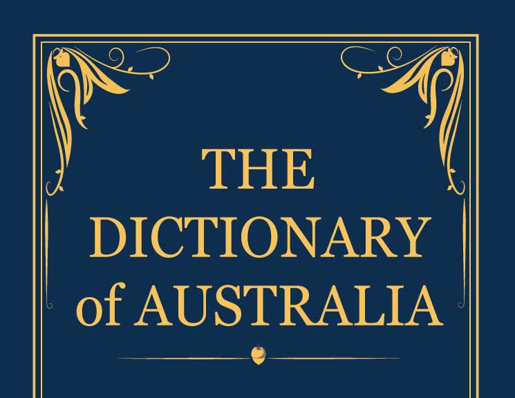 The Dictionary of Australia Book Cover